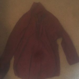 Deep red dress shirt